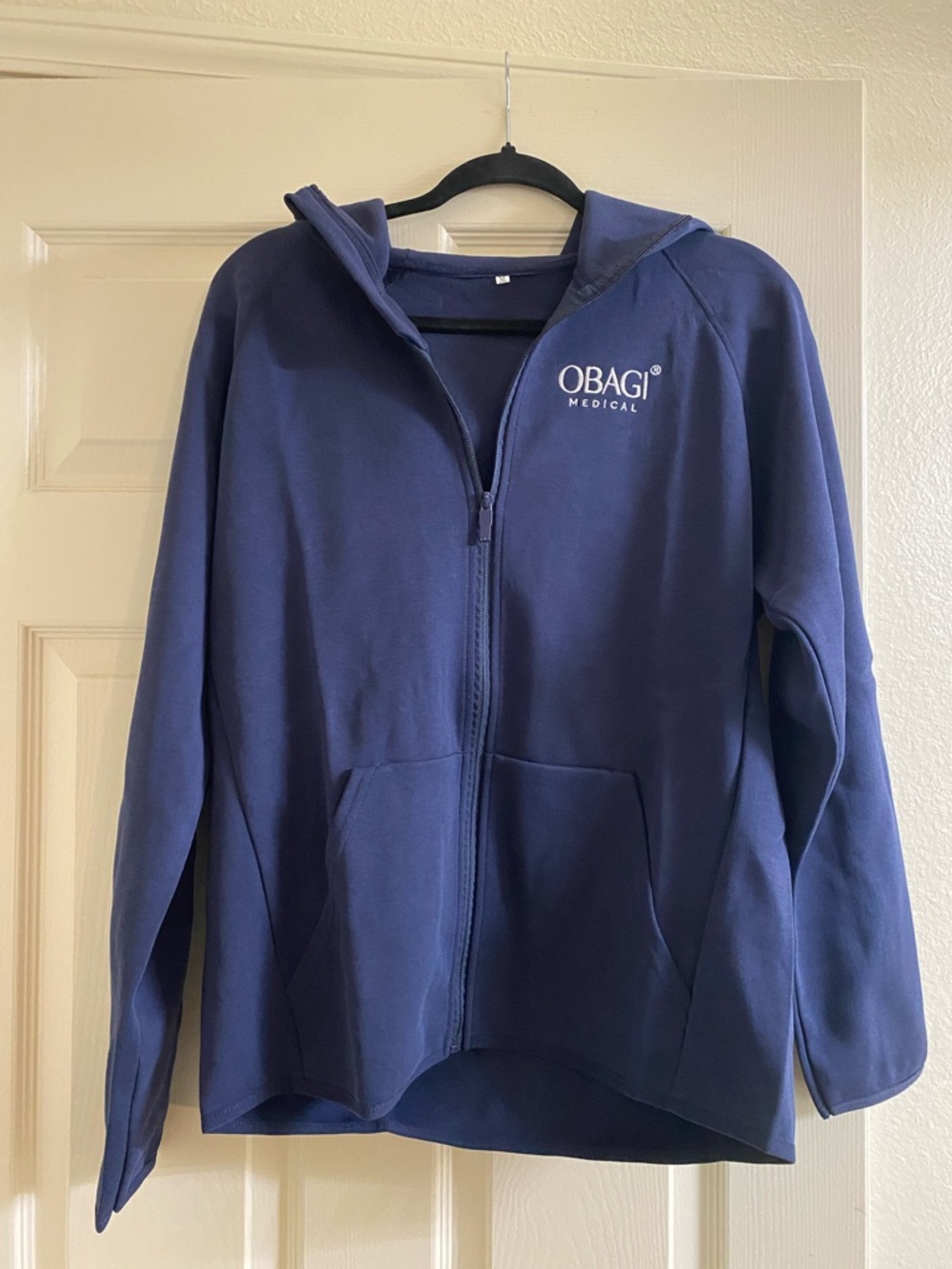 Obagi Medical Navy Blue Full-Zip Hooded Jacket